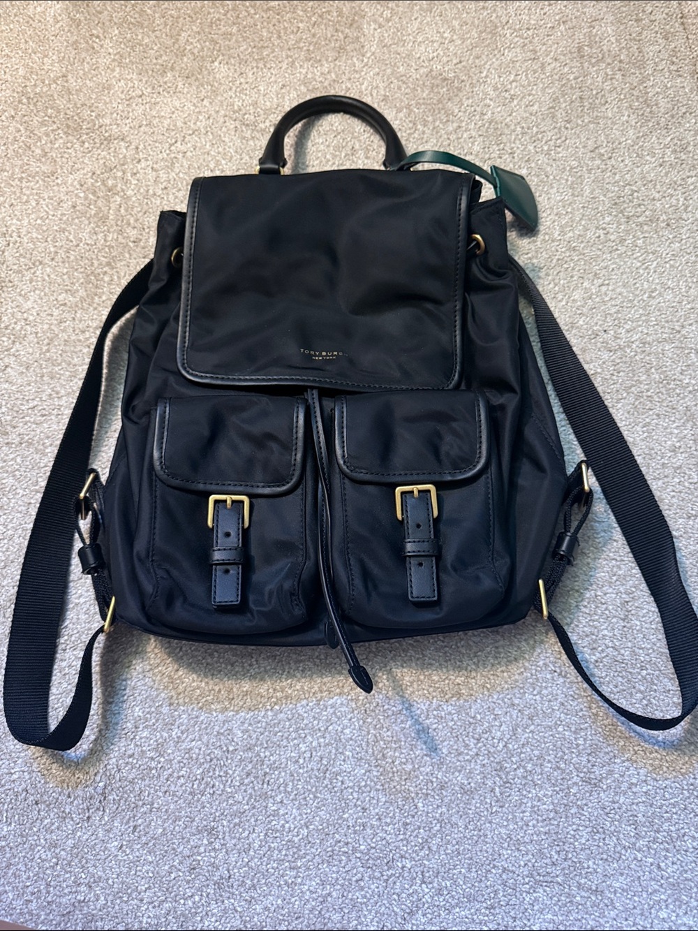 Tory Burch Perry Nylon Flap Backpack